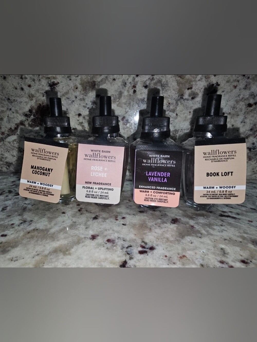 Bath & Body Works Wallflower Fragrance Bulbs Set of 4 Scents New